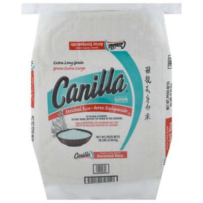 Goya Canilla Rice Enriched Extra Long Grain Enriched - 20 Lb - Image 3