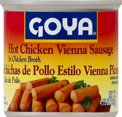 Goya Vienna Sausage Chicken Hot Can - 4.75 Oz - Image 2