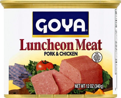 Goya Luncheon Meat Pork & Chicken Can - 12 Oz - Image 2