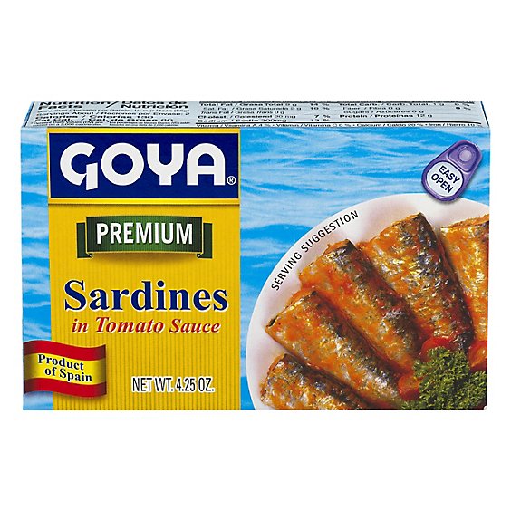 Goya Sardines in Tomato Sauce Pack - 4.25 Oz