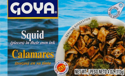 Goya Squid Pieces in Their Own Ink Box - 4 Oz - Image 2