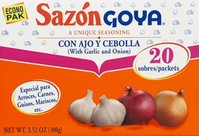 Goya Sazon Onion & Garlic - 3.52 Oz - Image 2