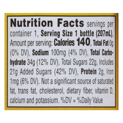 Malta Goya Malt Beverage Non-Alcoholic Bottle - 6-7 Fl. Oz. - Image 3