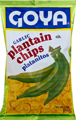 Goya Plantain Chips Garlic - 5 Oz - Image 1