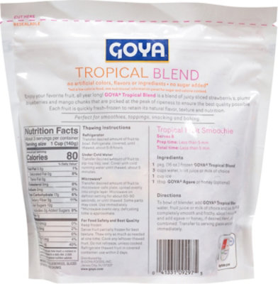 Goya Fruta Tropical Blend Frozen - 16 Oz - Image 5