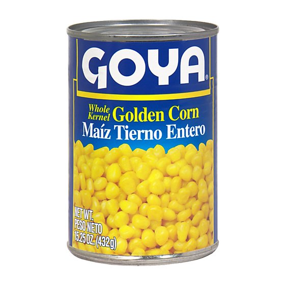 Goya Corn Whole Kernel Golden Can - 15.25 Oz