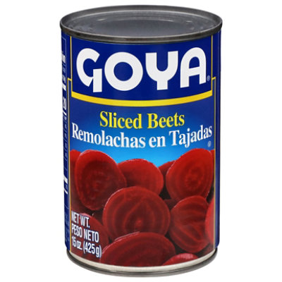 Goya Beets Sliced Can - 15 Oz - Image 2