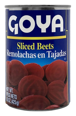 Goya Beets Sliced Can - 15 Oz - Image 1