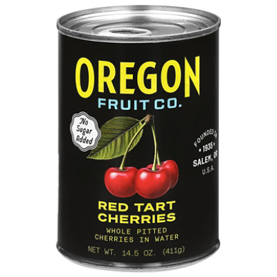 Oregon Fruit Products Red Tart Cherries Pitted in Water - 14.5 Oz