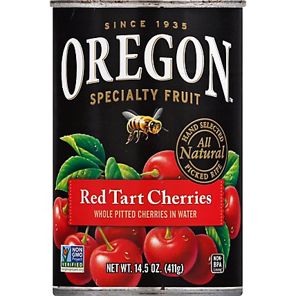 Oregon Specialty Fruit Cherries Red Tart Cherries Pitted In Water - 14.5 Oz - Image 2