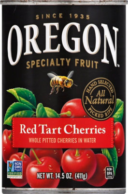 Oregon Fruit Products Red Tart Cherries Pitted in Water - 14.5 Oz - Image 2