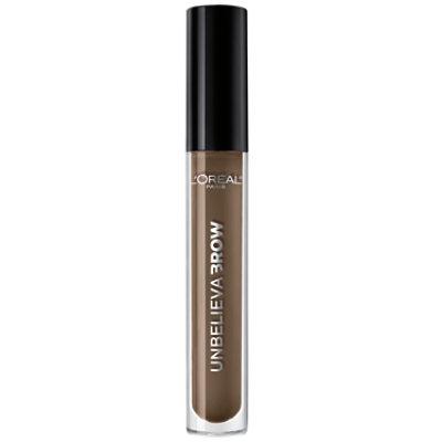 L'Oreal Paris Unbelieva Brow Longwear Waterproof Warm Brunette Tinted Brow Gel - 0.15 Oz - Image 1