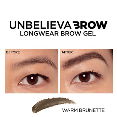 L'Oreal Paris Unbelieva-Brow Longwear Waterproof Tinted Brow Gel Warm Brunette - 0.15 Fl. Oz. - Image 5
