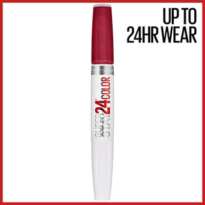 Maybelline Super Stay 24 2-Step Liquid Lipstick Makeup All Day Cherry Kit - Each - Image 1