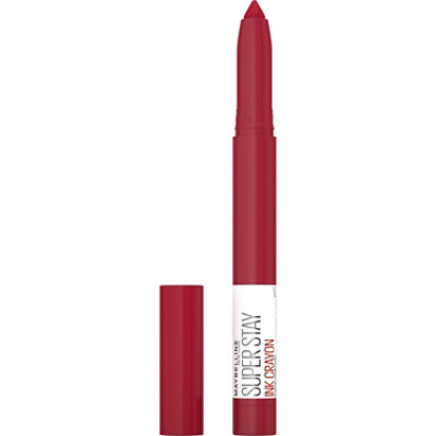 Maybelline Super Stay Ink Crayon Lipstick Matte Longwear Lipstick Check Yourself - 0.04 Oz - Image 1