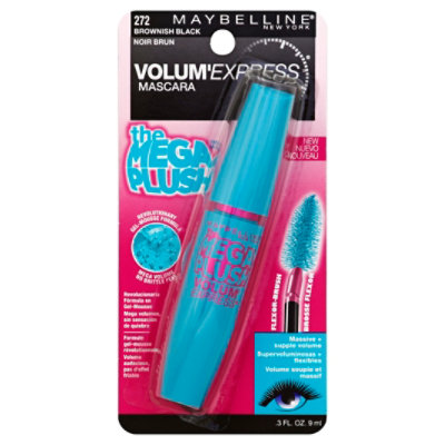 Maybelline Mega Plush Wshble Mascara Brn/Blk - 2.75Oz