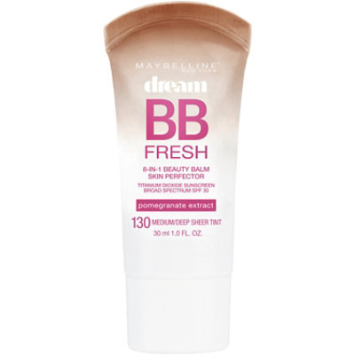 Maybelline Dream Fresh BB Cream 8 in 1 Skin Perfector SPF 30 Medium/Deep - 1 Fl. Oz. - Image 1