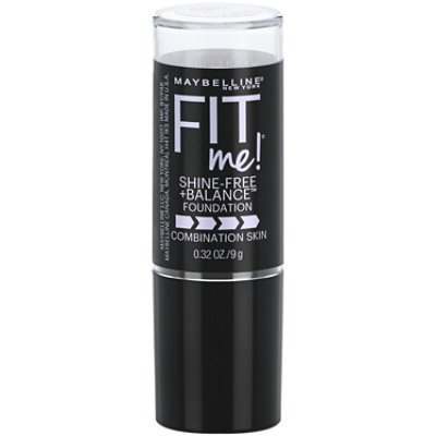 Maybelline Fit Me Shine Free Plus Balance Ivory Stick Foundation - 0.32 Oz - Image 1