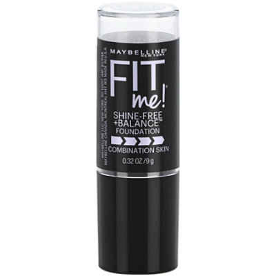 Maybelline Fit Me Shine Free Plus Balance Classic Ivory Stick Foundation - 0.32 Oz - Image 1