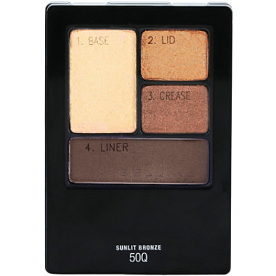 Maybelline Expert Wear Eyeshadow Quads Sunlit Bronze - 0.17 Oz - Image 1