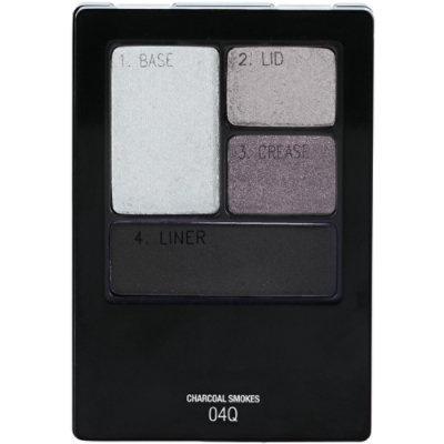 Maybelline Expert Wear Eyeshadow Quads Charcoal Smokes - 0.17 Oz - Image 1