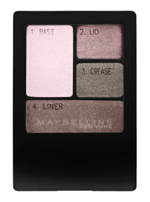 Maybelline Expert Wear Eyeshadow Quad Lavender Smokes 08Q - 0.17 Oz - Image 1