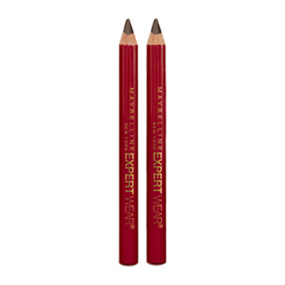 Maybelline Expert Wear Twin Brow & Eye Pencils Light Brown 104 2 Count - 0.06 Oz - Image 1