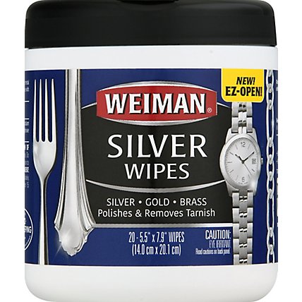Weiman Wipes Silver - 20 Count - Image 2