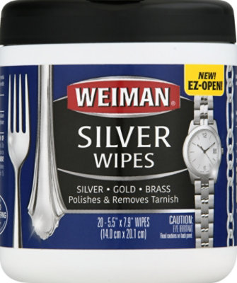 Weiman Wipes Silver - 20 Count - Image 2