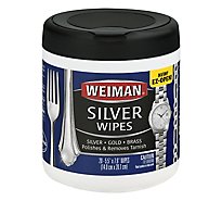 Weiman Wipes Silver - 20 Count