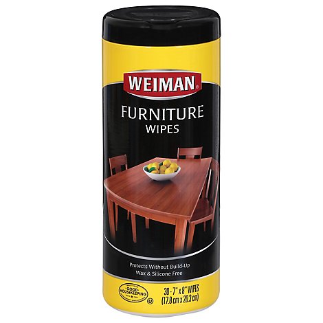 Weiman Furniture Wipes - 30 Count