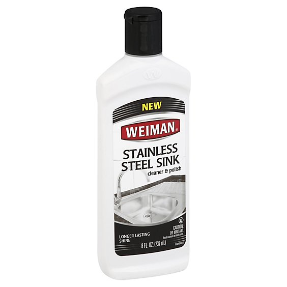 Weiman Cleaner & Polish Stainless Steel Sink - 8 Fl. Oz.