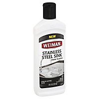 Weiman Cleaner & Polish Stainless Steel Sink - 8 Fl. Oz. - Image 1