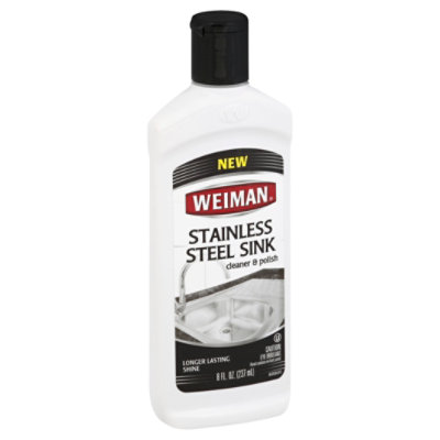 Weiman Cleaner & Polish Stainless Steel Sink - 8 Fl. Oz. - Image 1