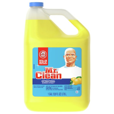 Mr. Clean Antibacterial Cleaner Citrus - 128 Oz