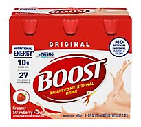BOOST Original Nutritional Drink Creamy Strawberry - 6-8 Fl. Oz.