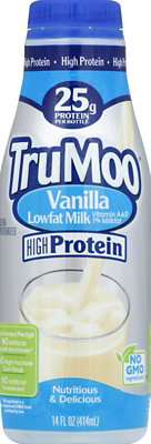 TruMoo High Protein 1% Low Fat Vanilla Milk - 14 Fl. Oz.