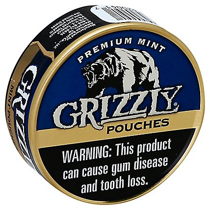 Grizzly Lc Mint Pouch Regular Stock - 1.2 Oz - Image 1