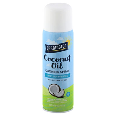 Carrington Farms Cooking Spray Coconut Oil Expeller Pressed - 5 Oz