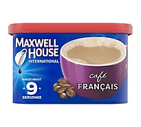 Maxwell House International Caf Francais Cafe Style Instant Coffee Beverage Mix Canister - 7.6 Oz
