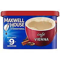 Maxwell House International Vienna Caf-Style Instant Coffee Beverage Mix Canister - 9 Oz - Image 1