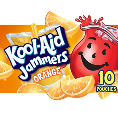 Kool-Aid Jammers Orange Flavored - 10 - 6 Fl. Oz. - tomthumb