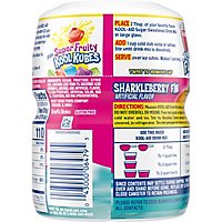 Kool-Aid Sharkleberry Fin Strawberry Orange Punch Powdered Soft Drink Mix Canister - 19 Oz - Image 2