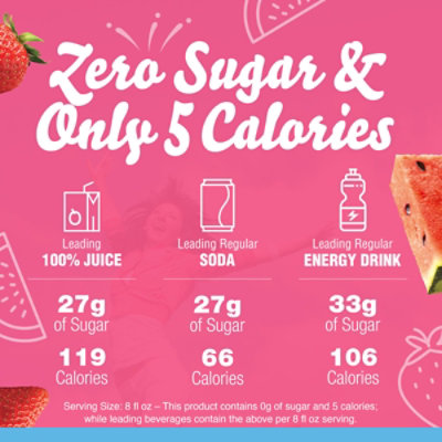 Crystal Light Strawberry Watermelon Artificially Flavored Powdered Drink Mix - 6 Count - Image 2