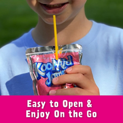 Kool-Aid Jammers Sharkleberry Fin Strawberry Orange Punch Flavored 0% Juice Drink - 10 - 6 Fl. Oz. - Image 5
