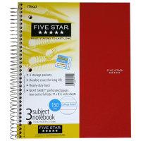 Mead Five Star Trend 150 Sheet Notebook - Each