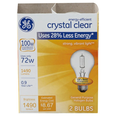 GE Halogen Aline Bulb 72 Watt - 2 Count - Image 3