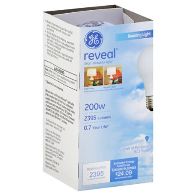 GE Reader Light Reveal 200 Watt - Each
