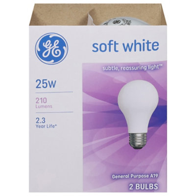 GE Soft White A/W 25 Watt 2 Pk - 2 Count - Image 3