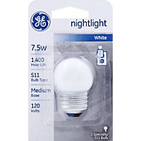 GE Night Light Bulb White 7.5 Watt - Package - Image 2